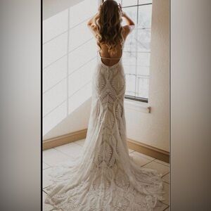 Elegant Wilderly Bride White Lace Marlowe Wedding Dress 14